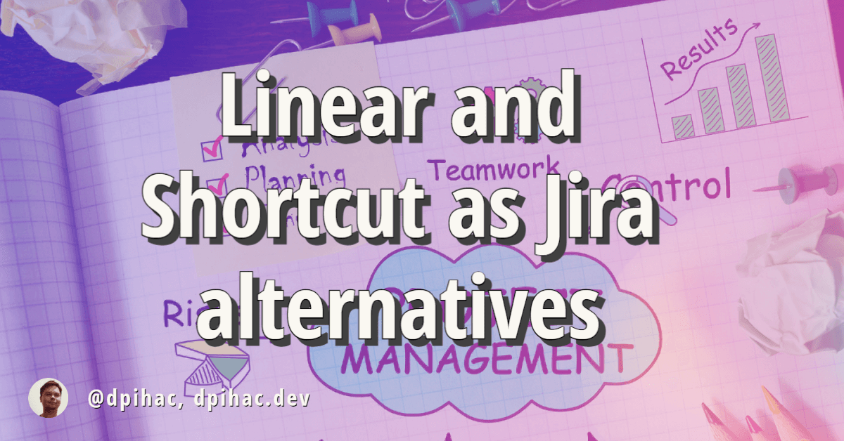 Linear and Shortcut as Jira alternatives